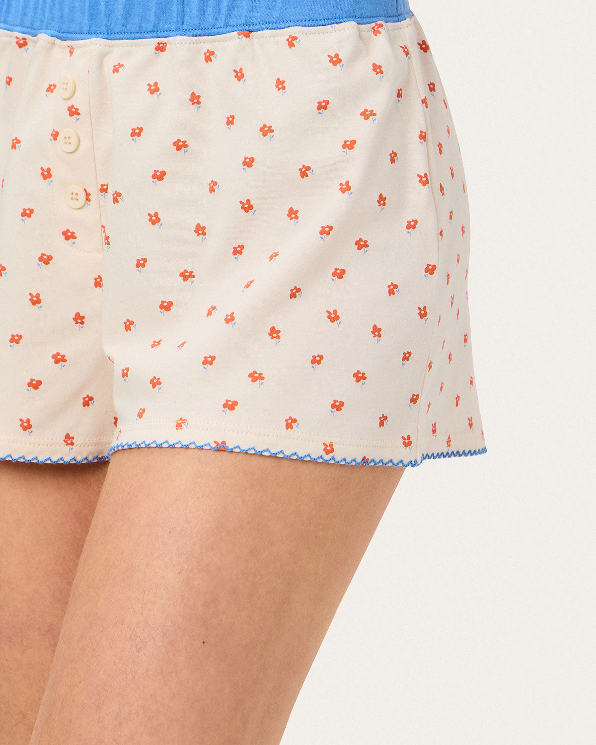 Tate Short in Sweet Poppies By Morgan Lane