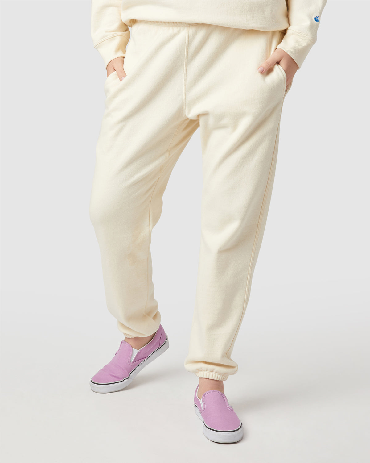Walker Sweatpant in Cream By Morgan Lane