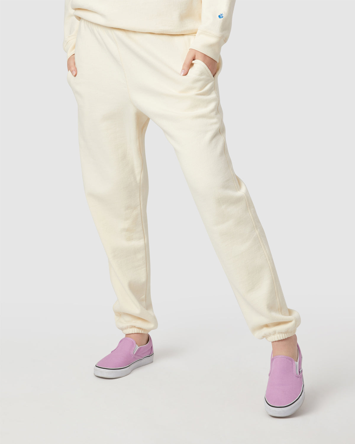 Walker Sweatpant in Cream By Morgan Lane