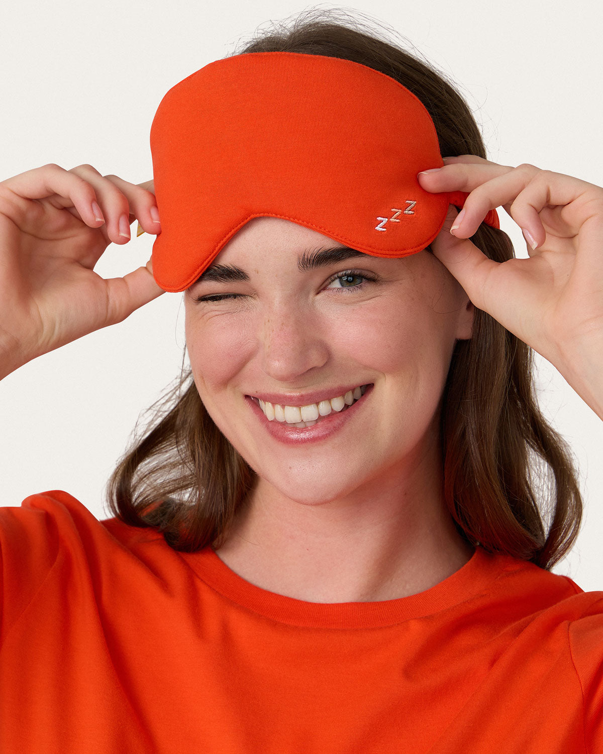 Mia Boxer Mask Set in Scarlet By Morgan Lane