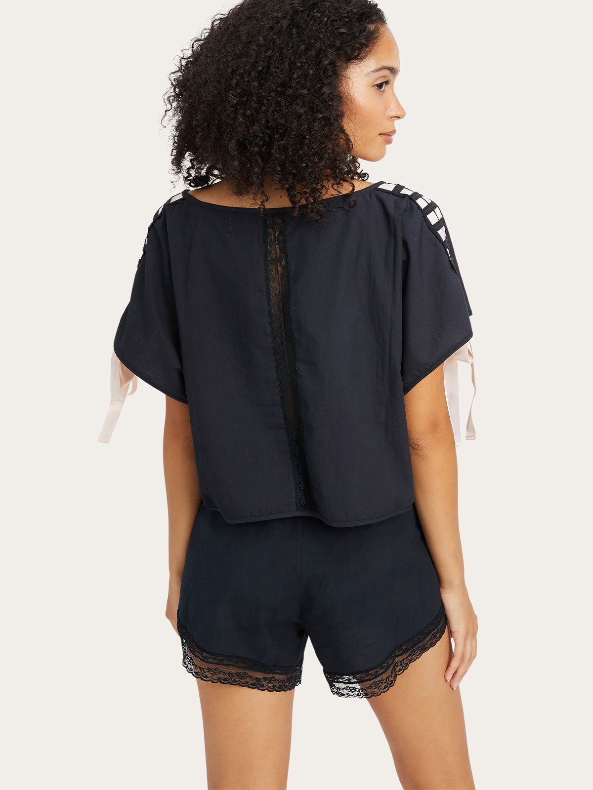 Gina Top in Noir By Morgan Lane