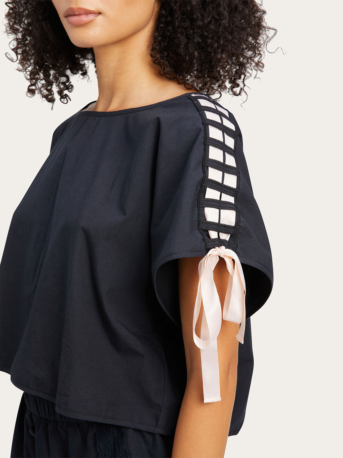 Gina Top in Noir By Morgan Lane