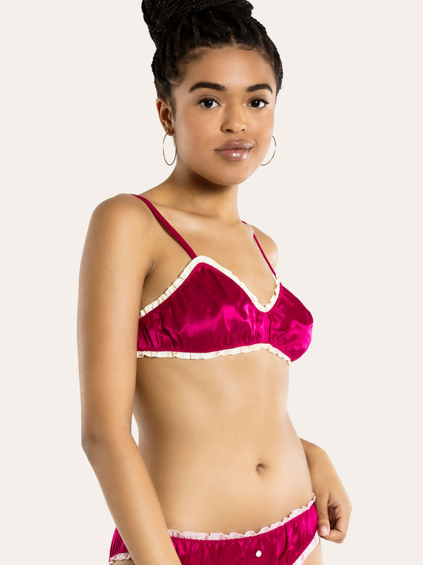 Pour Moi Luxe Linear Lightly Padded Bra - Light Pink
