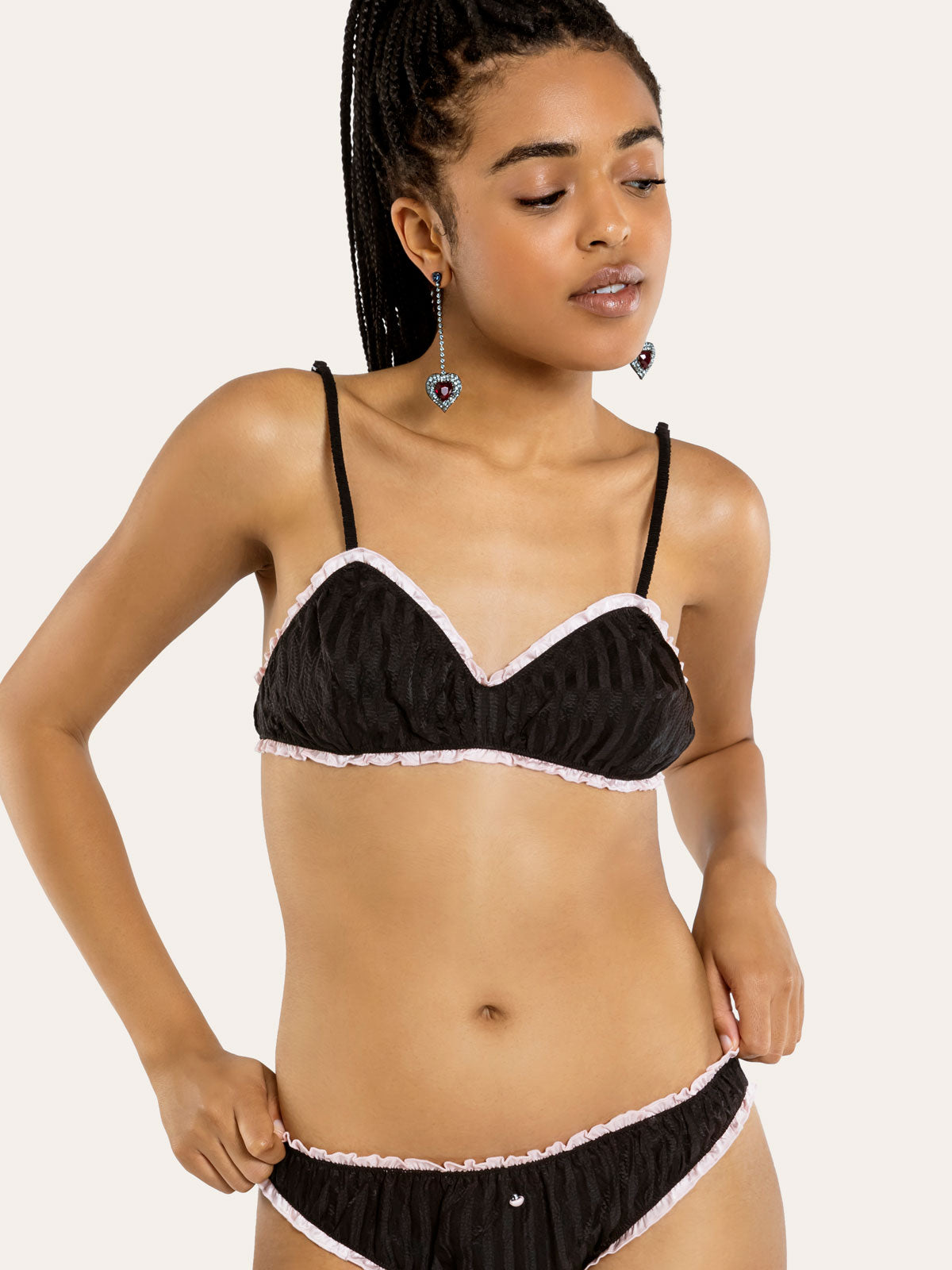Dixie Bra in Noir By Morgan Lane