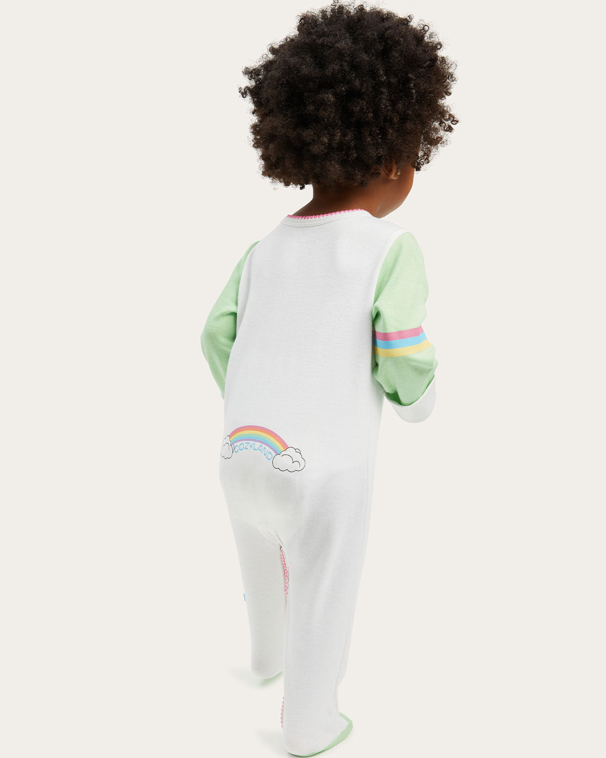 Rory Onesie in Chalk/Mint By Morgan Lane