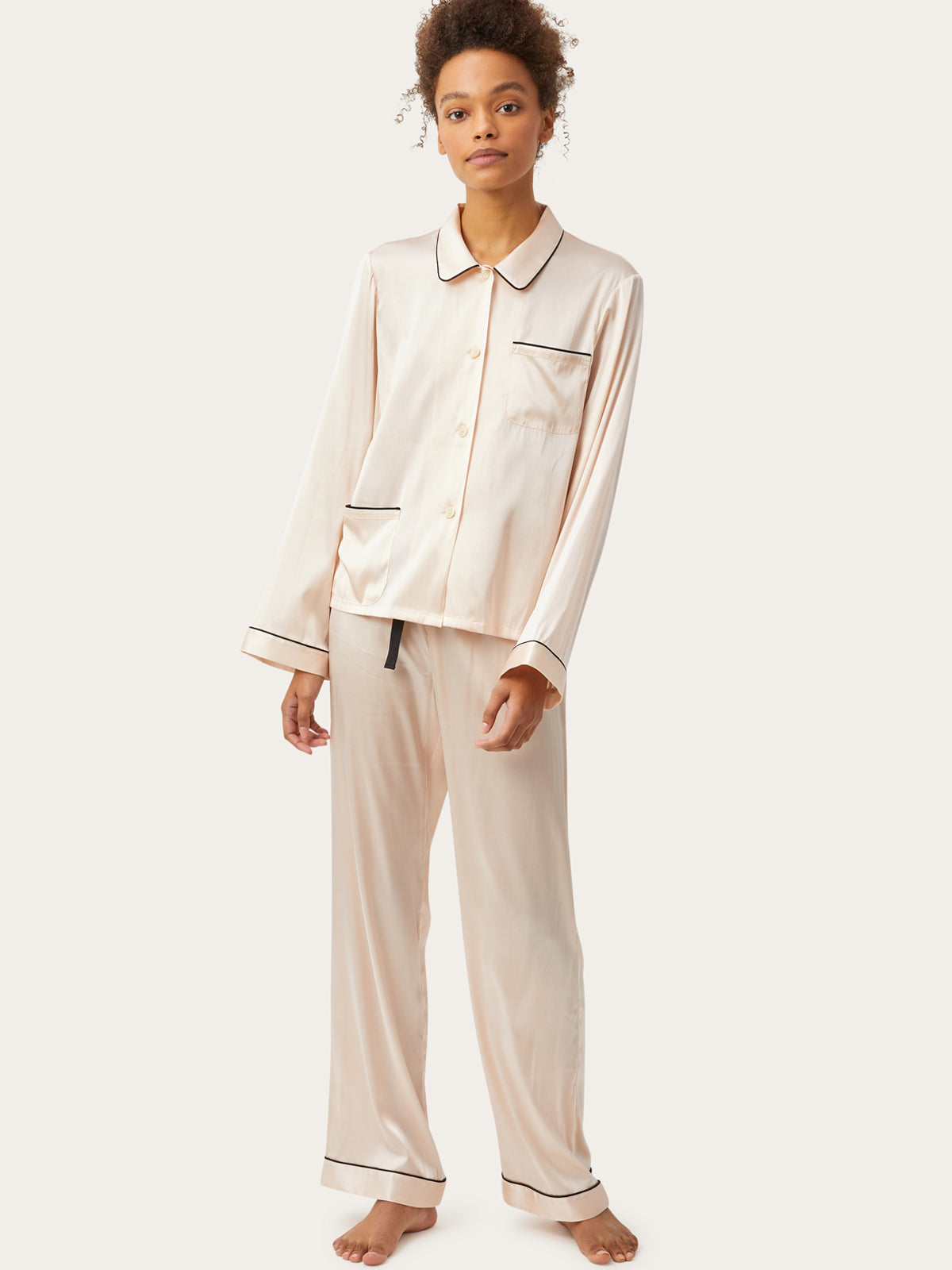 Chantal Pant in Cloud Pink By Morgan Lane