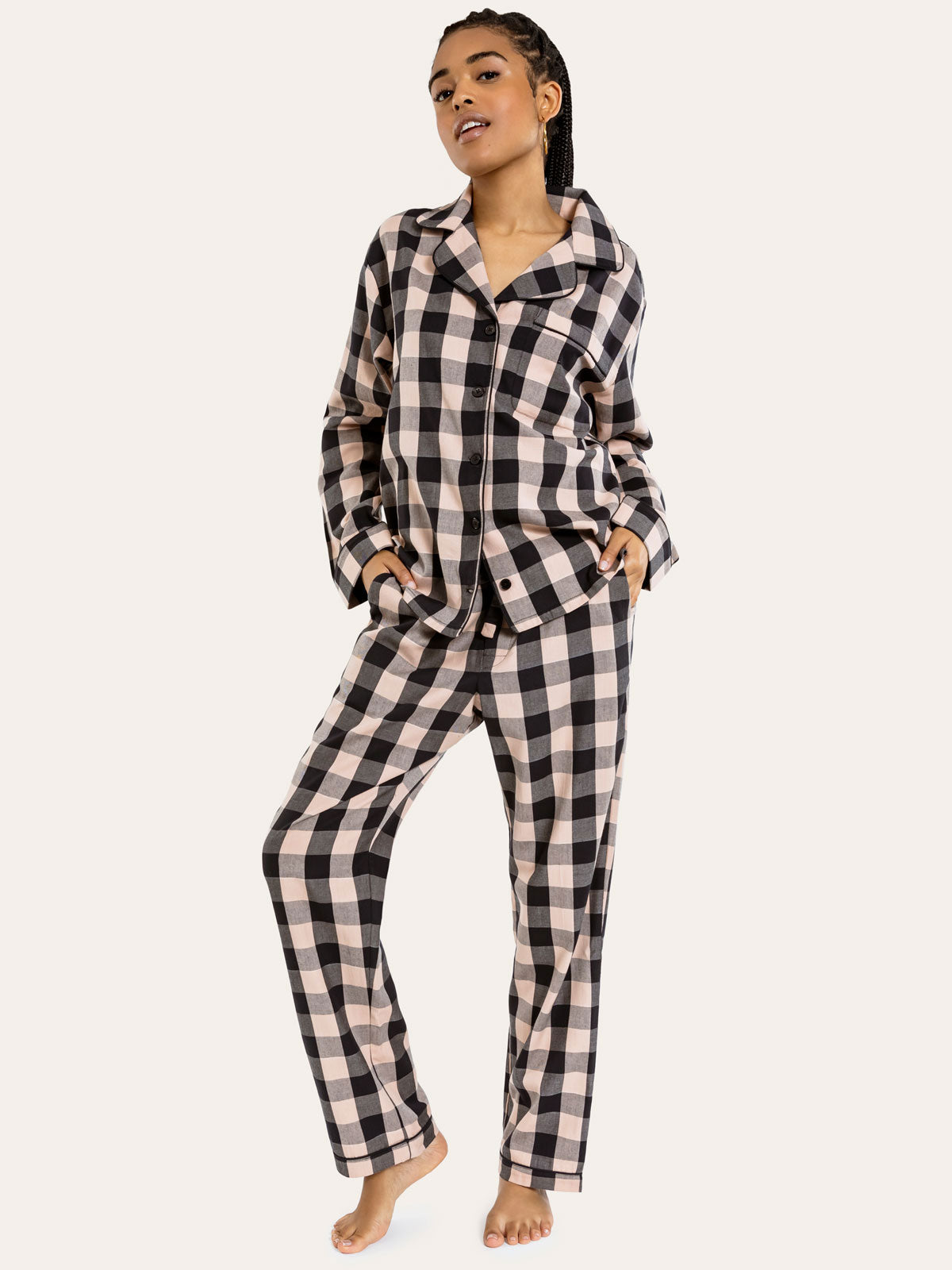 Tommy PJ Set in Latte By Morgan Lane