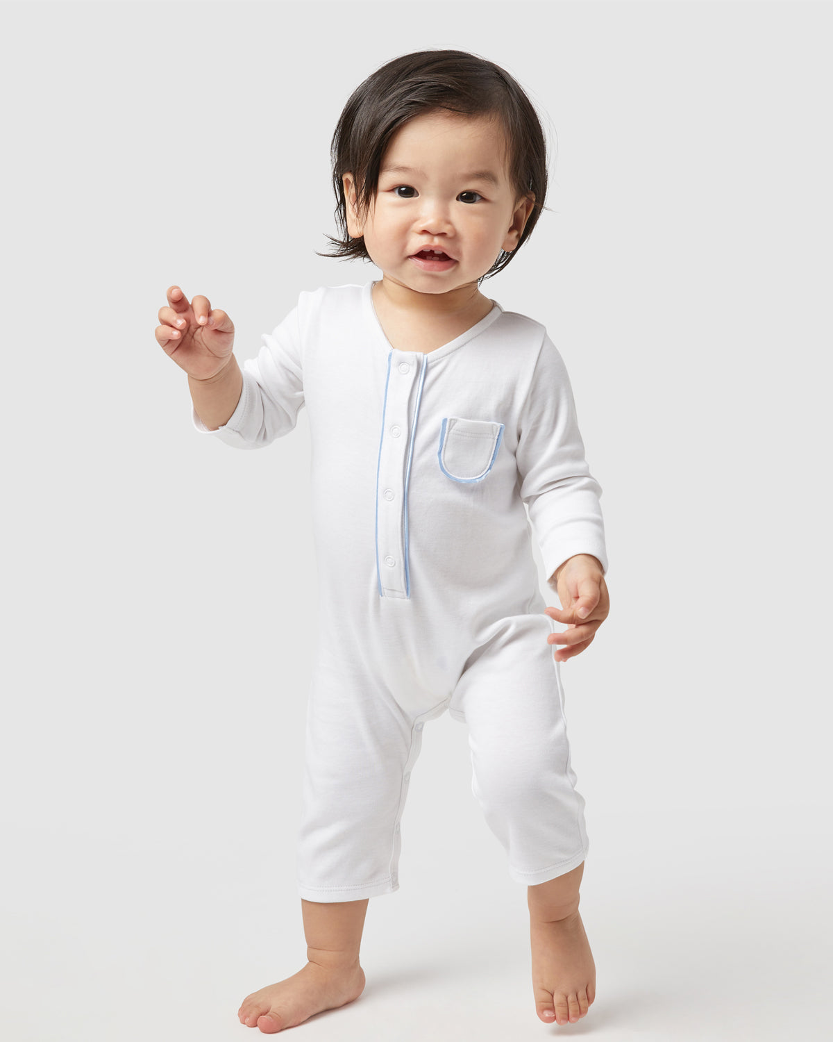 Carson Onesie in Chalk By Morgan Lane