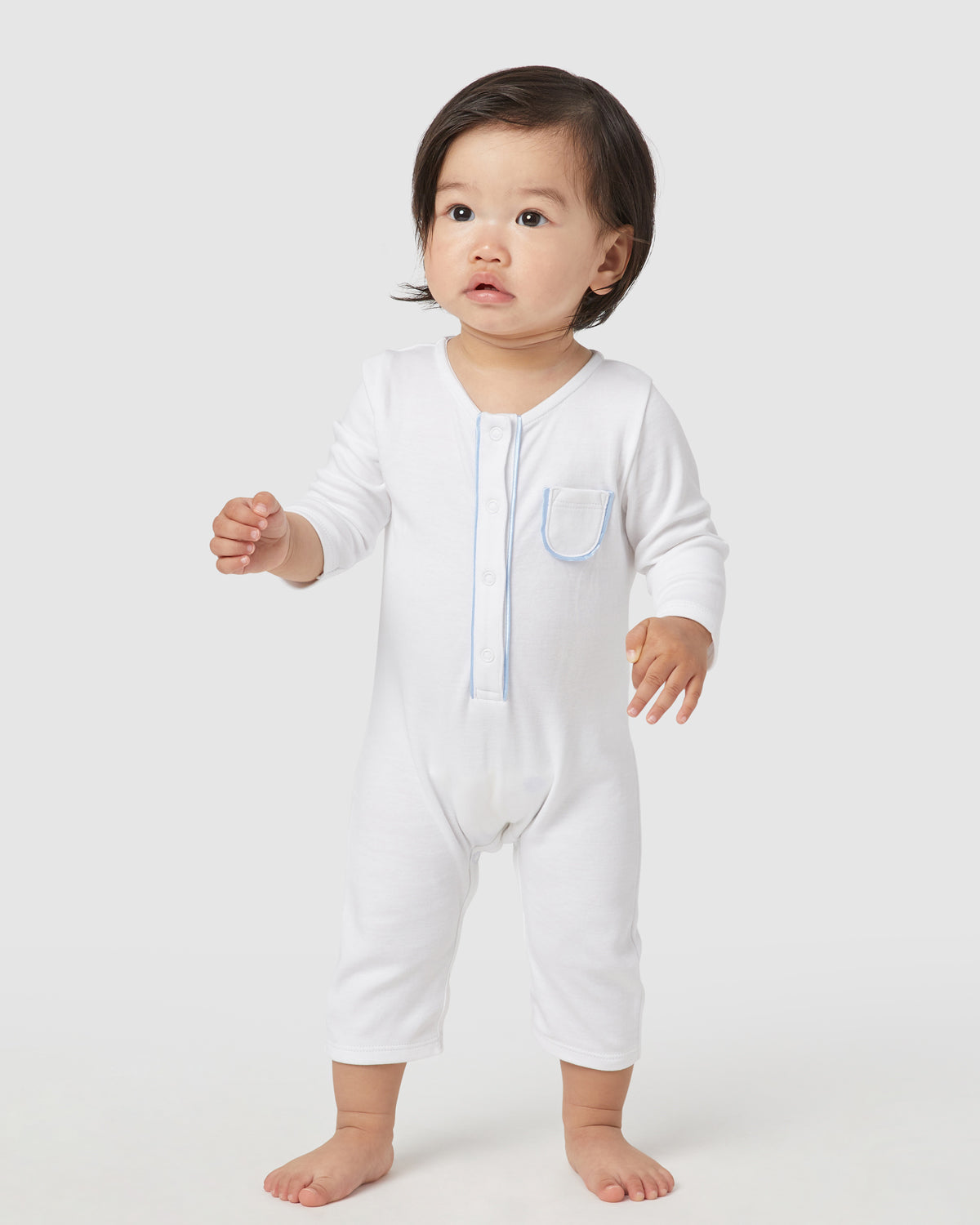 Carson Onesie in Chalk By Morgan Lane