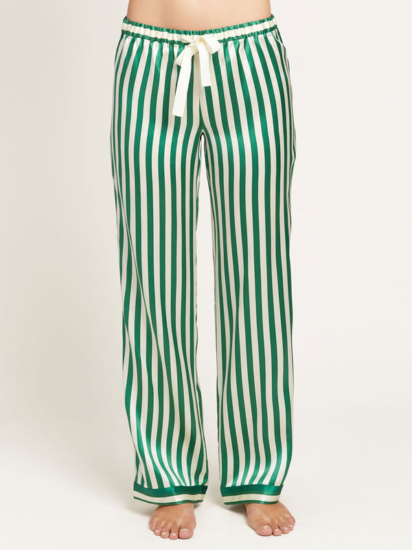  Jashe Girls Pajamas Top & Pants Green Stripe Size 6: Clothing,  Shoes & Jewelry
