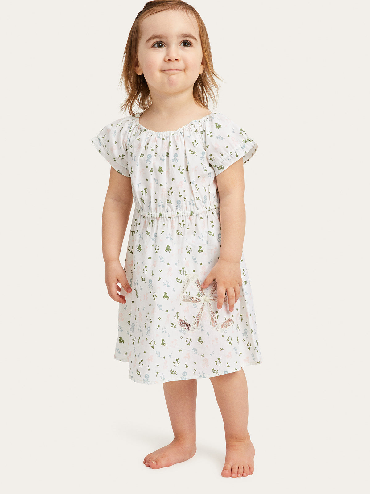 Cora Dress x Land of Bébé in Multi By Morgan Lane