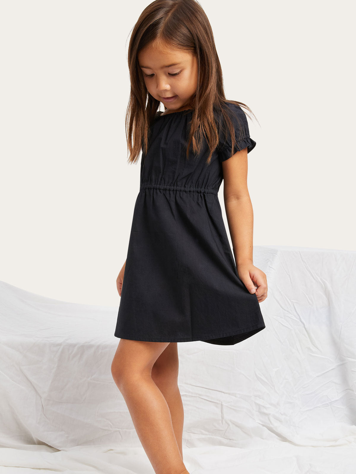 Cora Dress in Noir By Morgan Lane