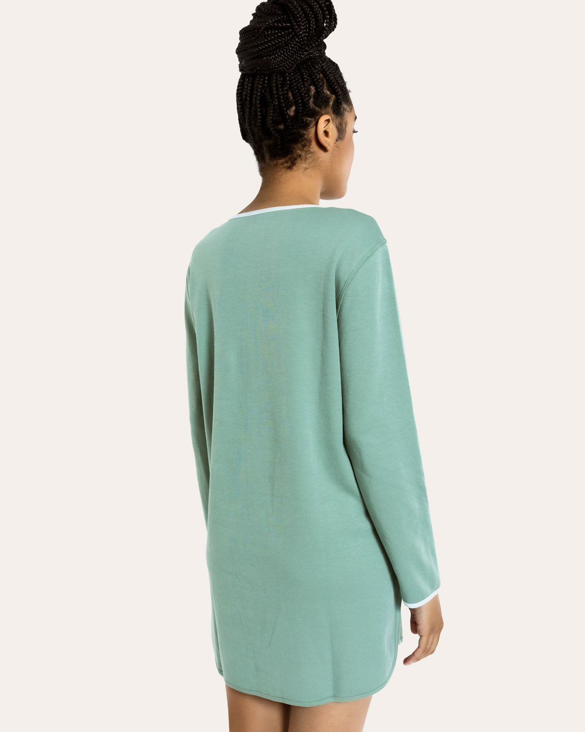 Dylan Night Shirt in Lilypad By Morgan Lane