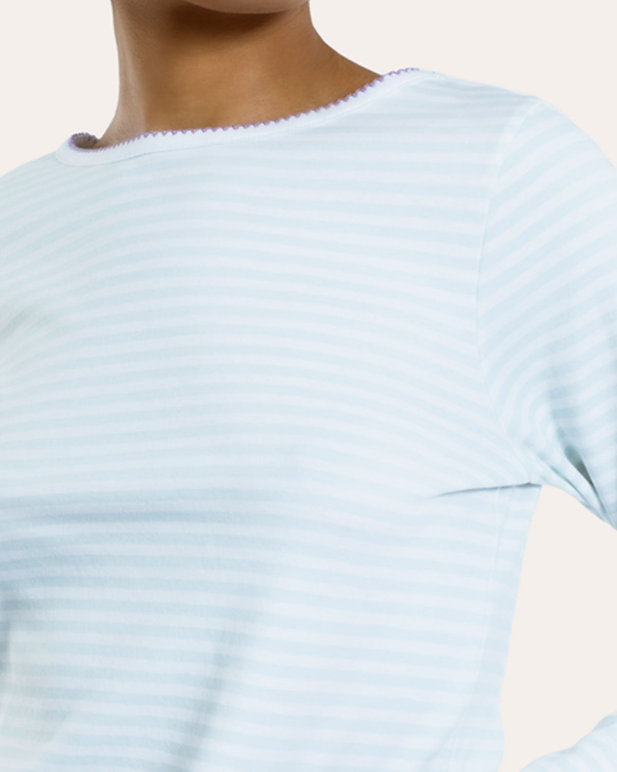 Ellie Pajama Set in Sleepy Stripe By Morgan Lane