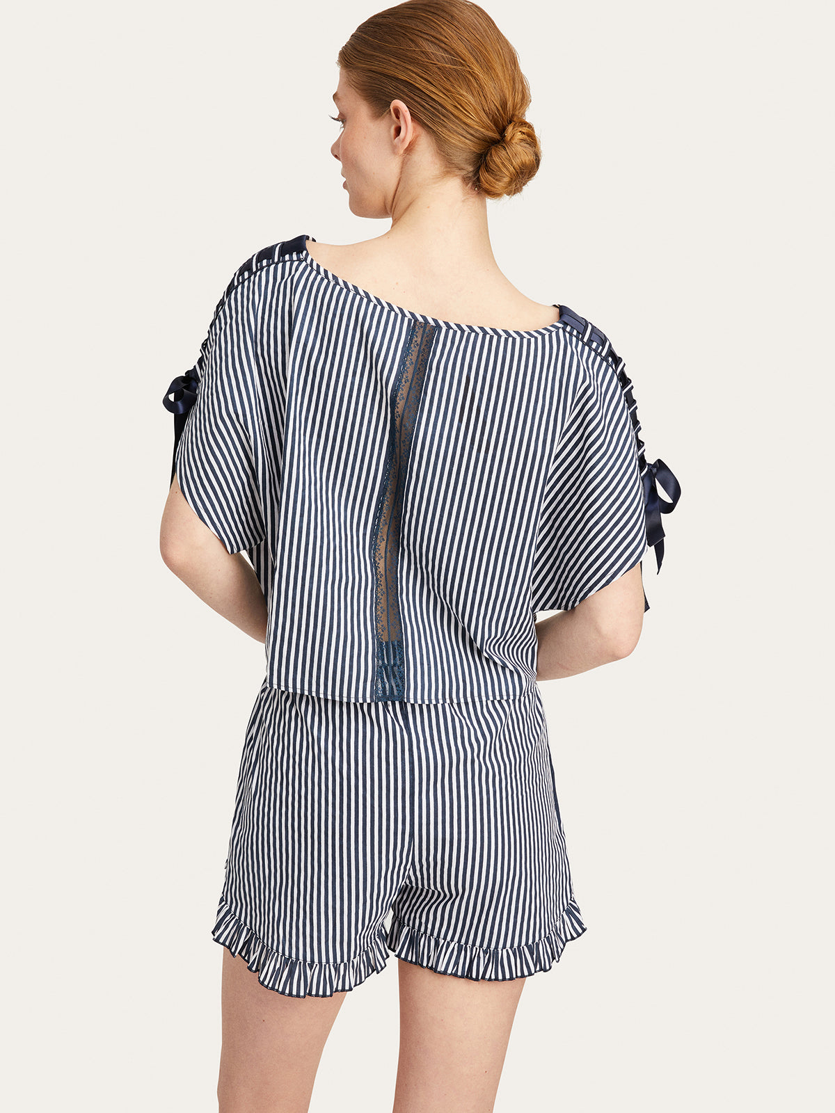 Gina Nessa PJ Set in Midnight By Morgan Lane