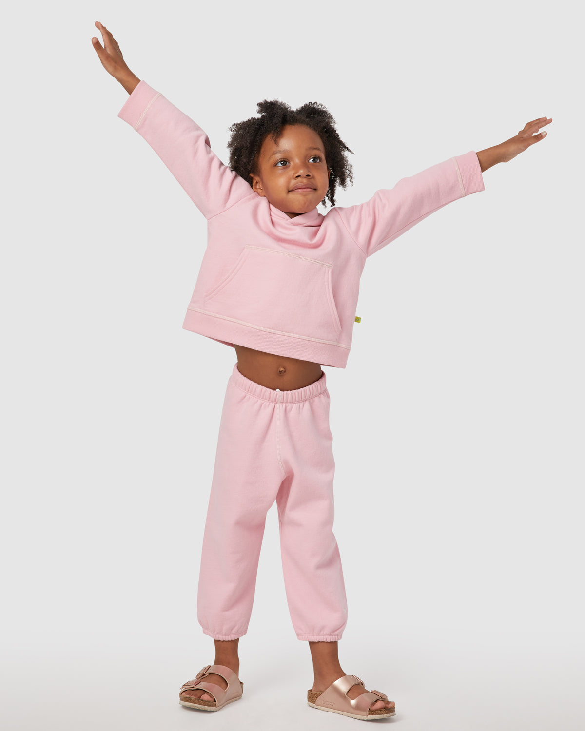 Mini Walker Sweatpant in Candy Pink By Morgan Lane