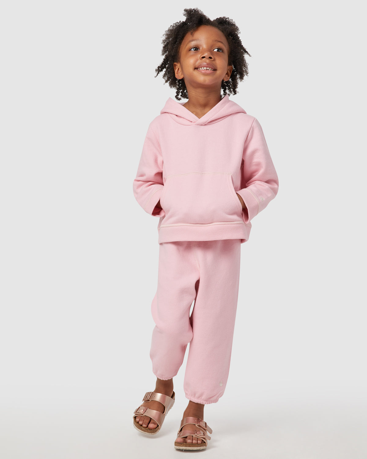 Mini Walker Sweatpant in Candy Pink By Morgan Lane