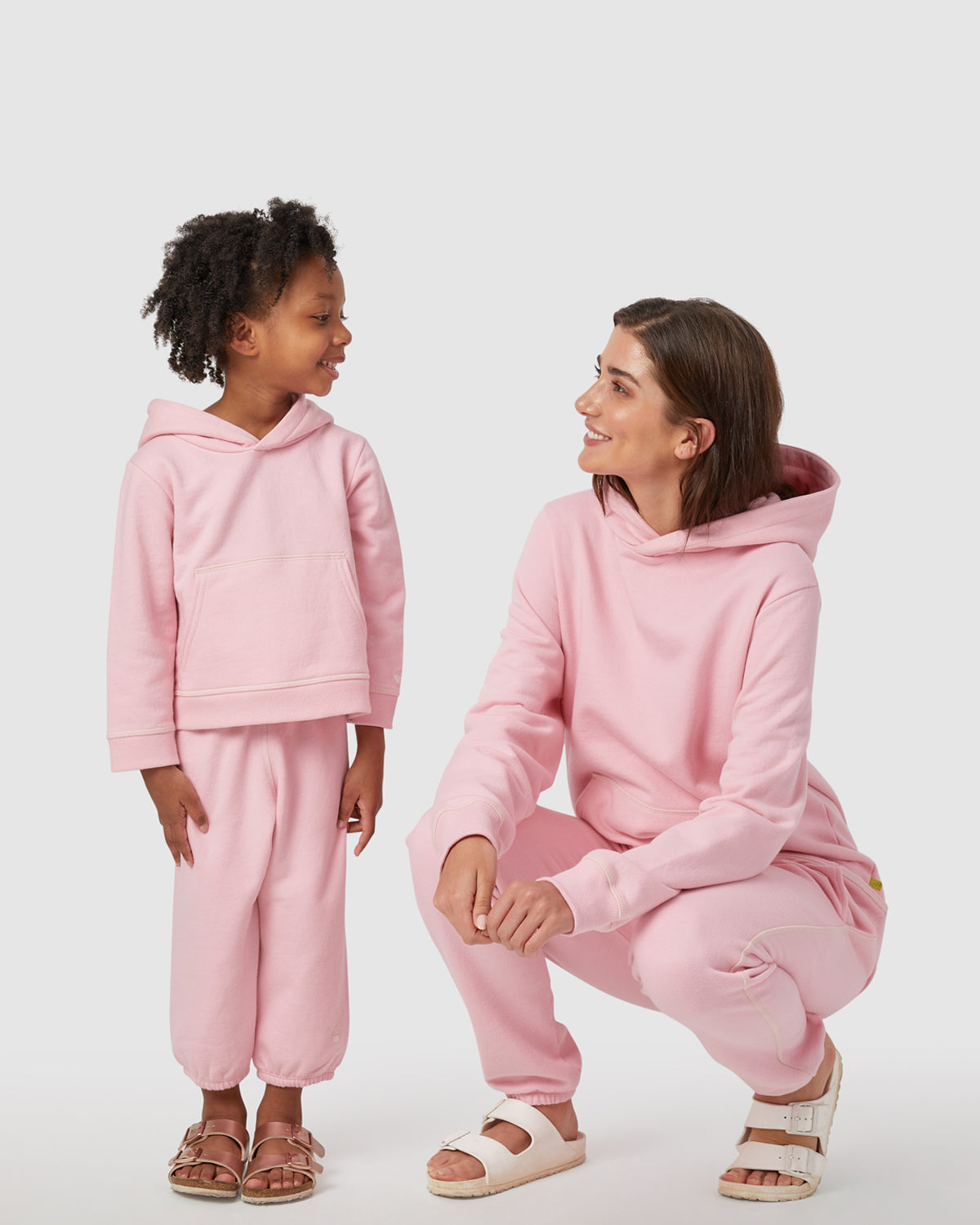 Mini Walker Sweatpant in Candy Pink By Morgan Lane