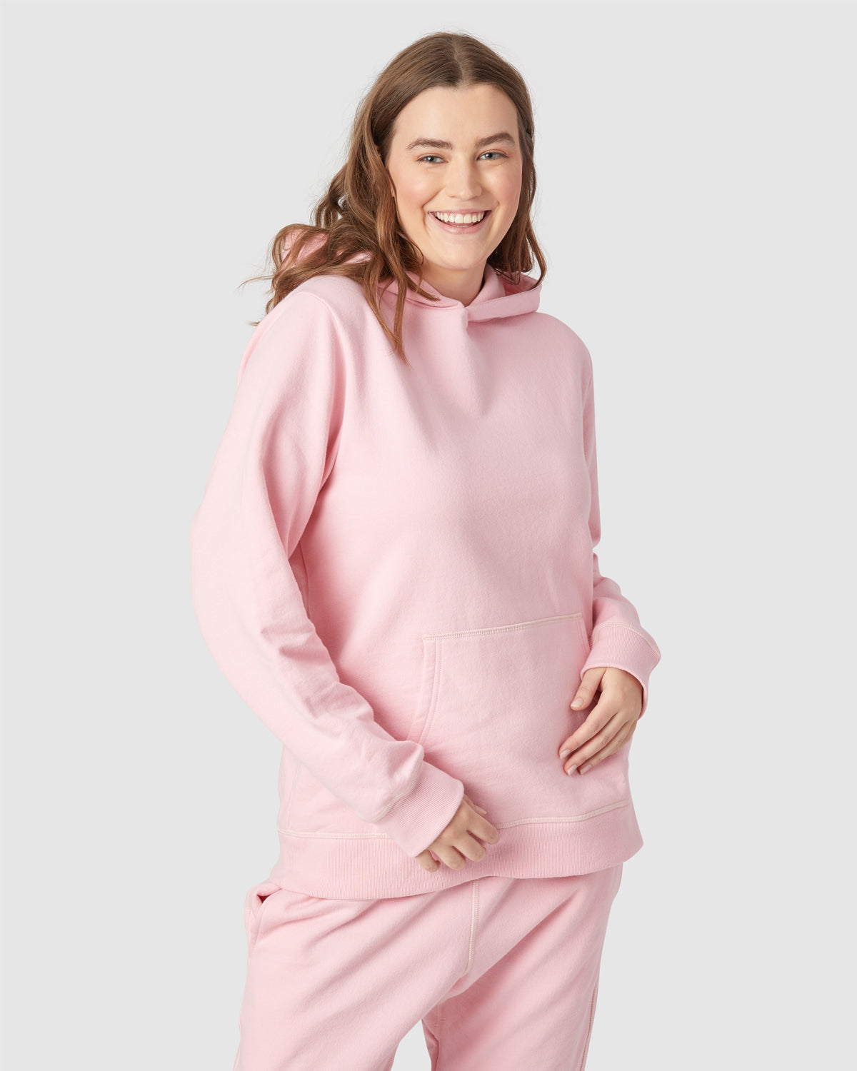 Grayson Hoodie in Candy Pink By Morgan Lane