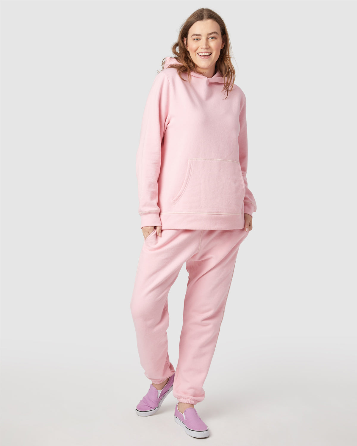 Grayson Hoodie in Candy Pink By Morgan Lane