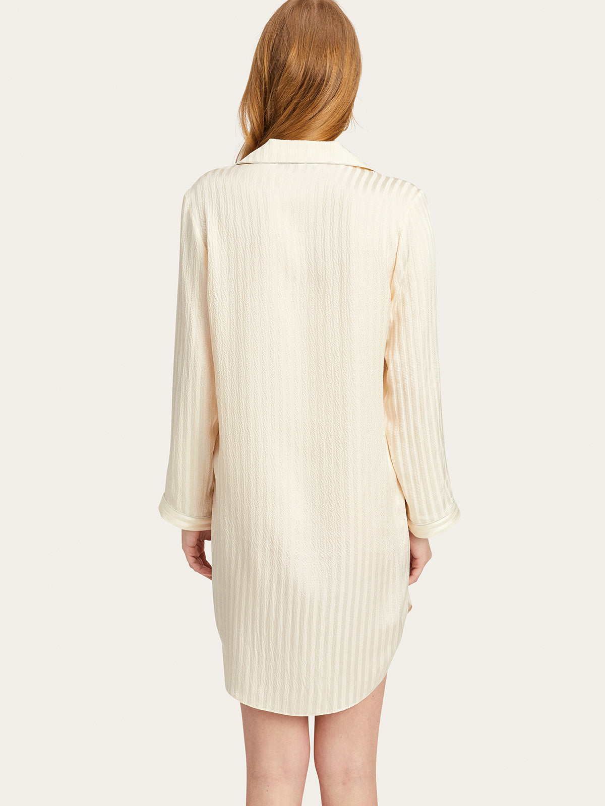 Jillian Night Shirt in Sandy White By Morgan Lane