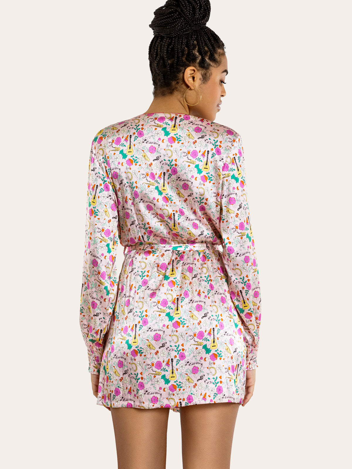 Larsen Robe in Singing Flowers By Morgan Lane