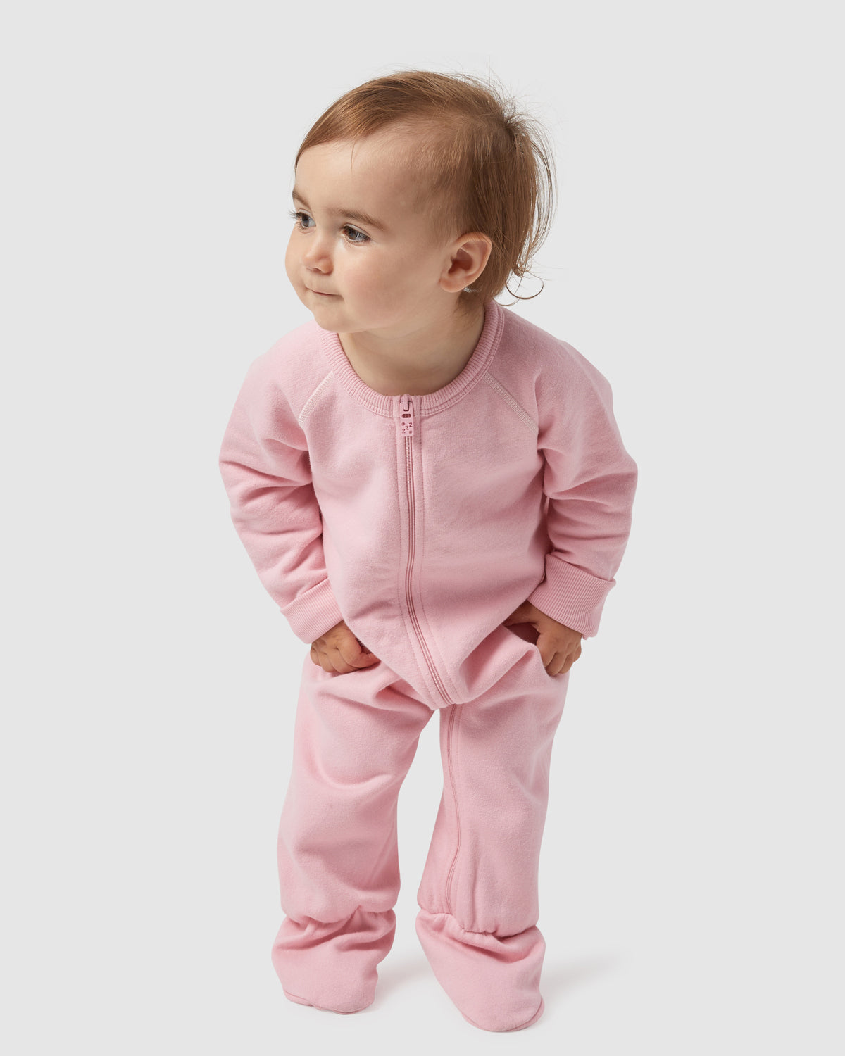 Levi Sweatsuit in Candy Pink By Morgan Lane