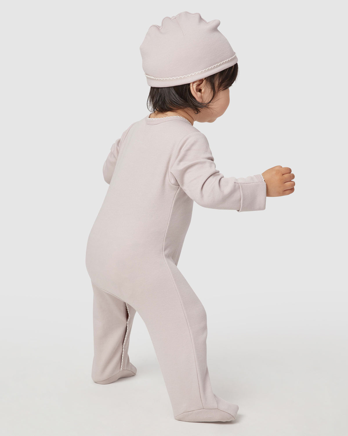 Baby Hat Rory Onesie Set in Dusty Rose By Morgan Lane