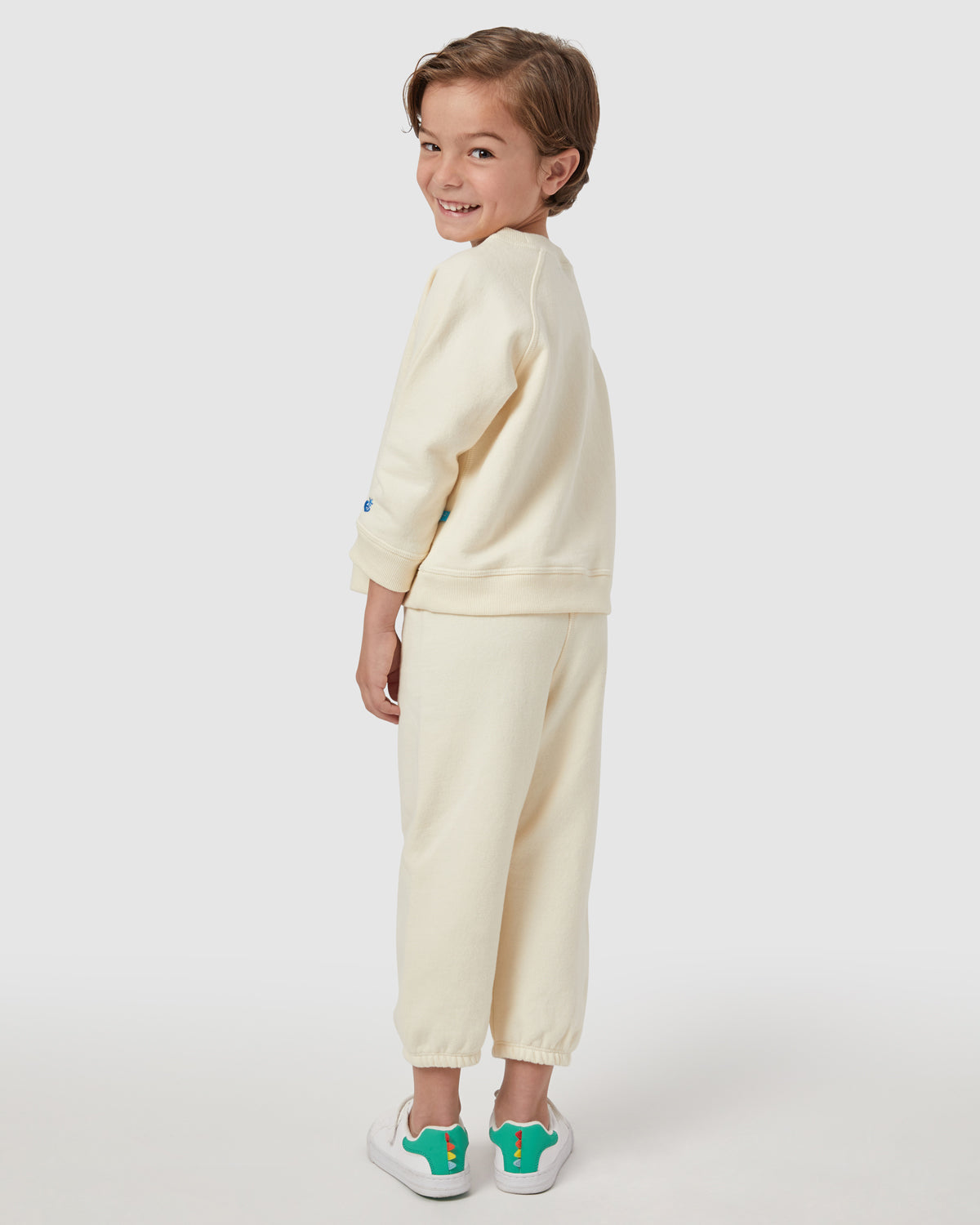 Mini Rowan Crewneck in Cream By Morgan Lane
