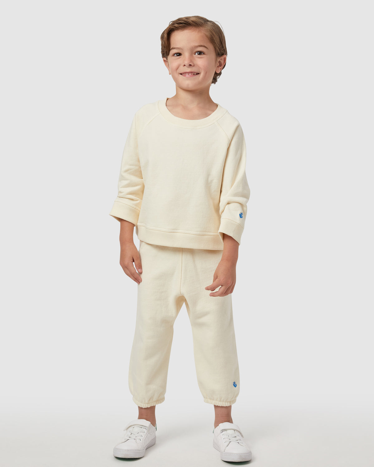 Mini Rowan Crewneck in Cream By Morgan Lane