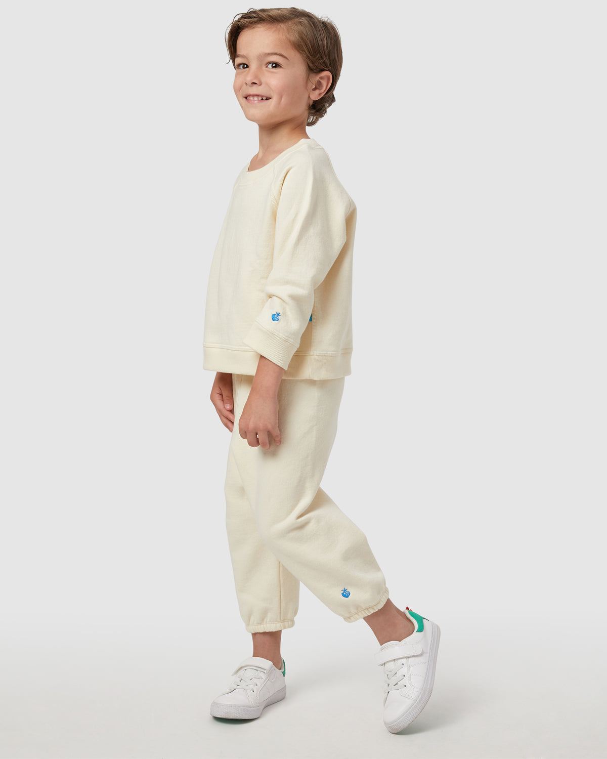 Mini Rowan Crewneck in Cream By Morgan Lane