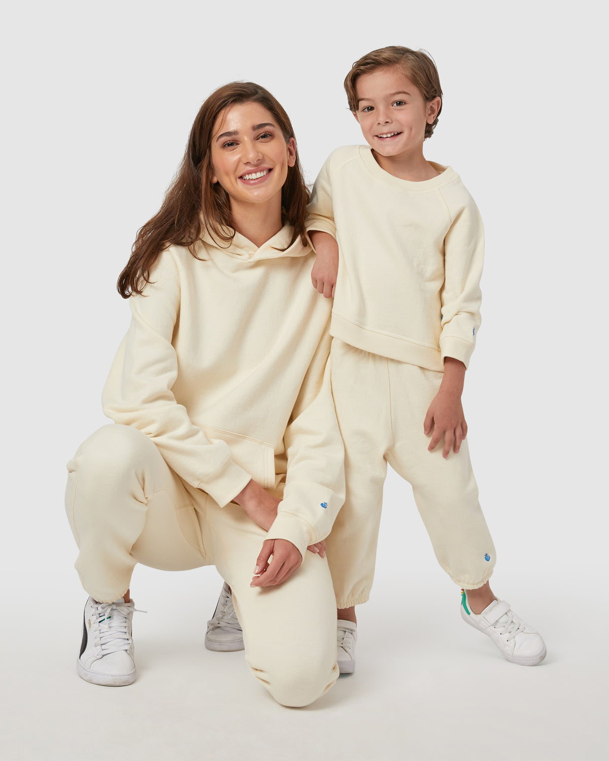Mini Rowan Crewneck in Cream By Morgan Lane