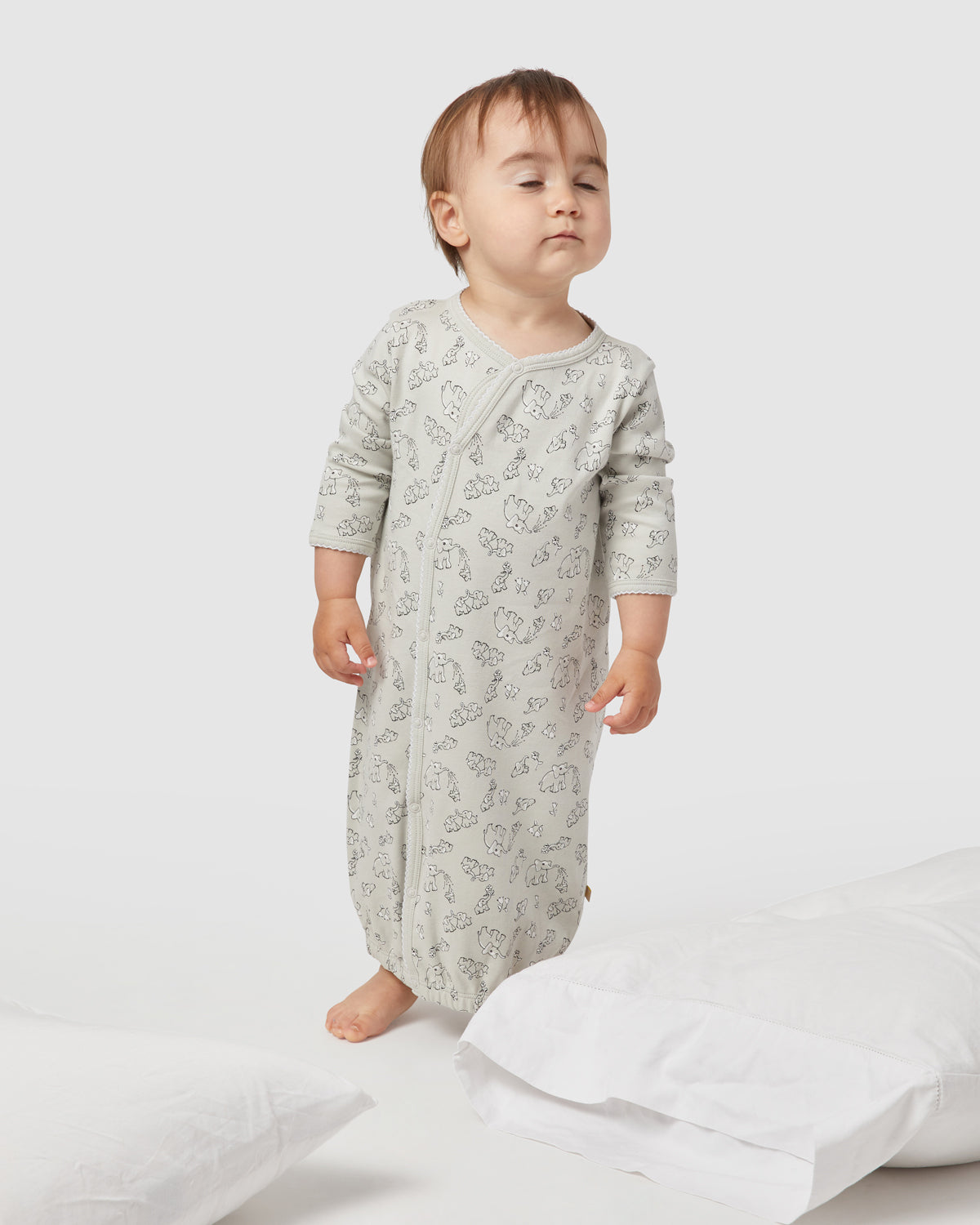 Zoe Night Gown in Dew By Morgan Lane